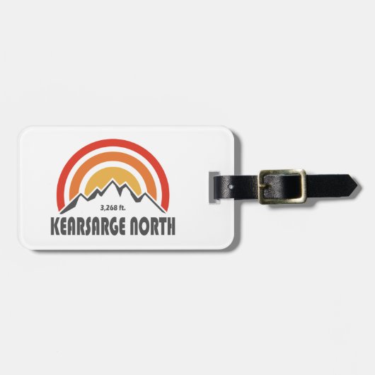 Kearsarge North New Hampshire Gepäckanhänger (Vorderseite horizontal)