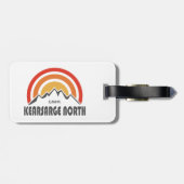 Kearsarge North New Hampshire Gepäckanhänger (Rückseite horizontal)