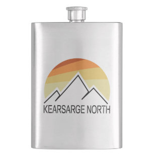 Kearsarge North New Hampshire Retro Flachmann