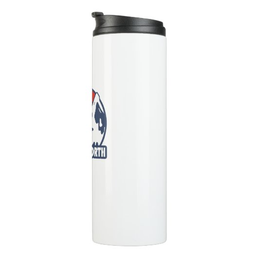 Kearsarge North New Hampshire Sun Eagle Thermosbecher (Nach rechts gedreht)