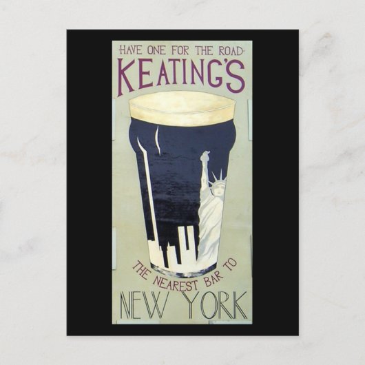 Keating's Irish Pub Postcard Postkarte (Vorderseite)
