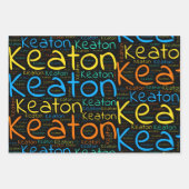 Keaton Geschenkpapier Set (Vorderseite 2)