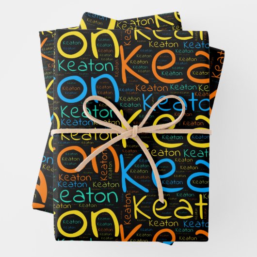 Keaton Geschenkpapier Set (Beispiel)