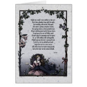 Keats "Bright Star" Viktorianisch Art Card (Vorne)