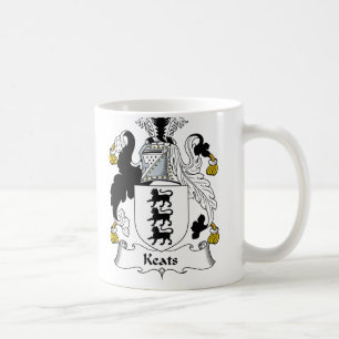 Keats Familienwappen Kaffeetasse