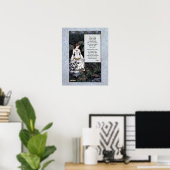 Keats "La Belle Dame" Viktorianische Kunstgedichte Poster (Heimbüro)