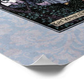 Keats "La Belle Dame" Viktorianische Kunstgedichte Poster (Ecke)