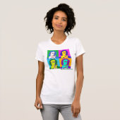 Keats Pop-Kunst-T - Shirt (Marine) (Vorne ganz)