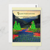 Keats quonature sene postcard postkarte (Vorne/Hinten)