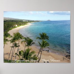 Keawakapu Beach - Maui, Hawaii   Poster (Matte)