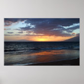 Keawakapu Sunset Poster (Vorne)