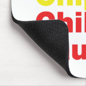 Kebab & Chips & Chili Sauce. Mousepad (Ecke)