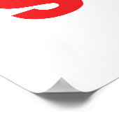 Kebab & Chips & Chili Sauce. Poster (Ecke)