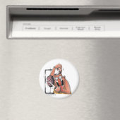 Kebab Head Magnet (In Situ (Geschirrspüler))