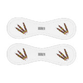 Kebab- oder kabob-Cartoon-Abbildung Baseball (Paneele)