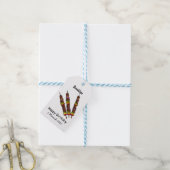 Kebab- oder kabob-Cartoon-Abbildung Geschenkanhänger (Mit Garn)