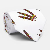 Kebab- oder kabob-Cartoon-Abbildung Krawatte (Gerollt)