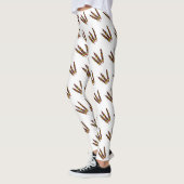 Kebab- oder kabob-Cartoon-Abbildung Leggings (Links)