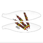 Kebab- oder kabob-Cartoon-Abbildung Mini Basketball (Panele)