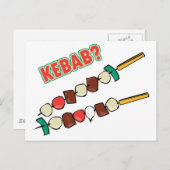 Kebab? Postkarte (Vorne/Hinten)
