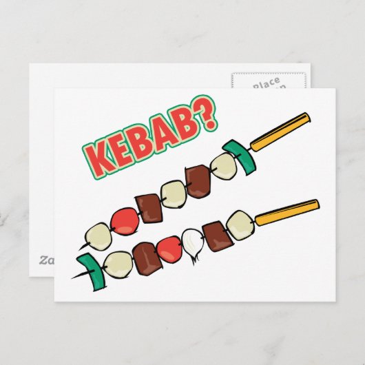 Kebab? Postkarte (Vorne/Hinten)