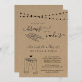 Kebabs & Brews nach dem Empfang nur Entzug Einladung (Vorne/Hinten)