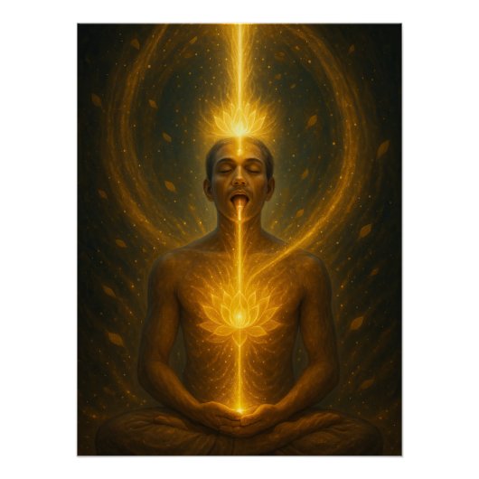 Kechari Mudra Poster (Vorderseite)