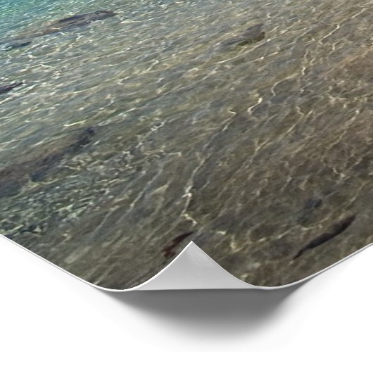 Ke'e Beach, Kaua'i Poster (Ecke)