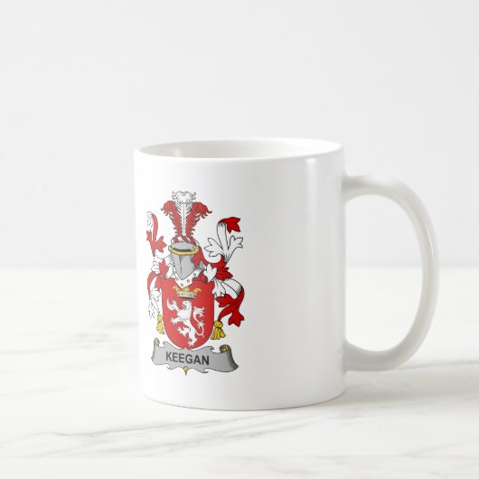 Keegan Familienwappen Kaffeetasse (Rechts)