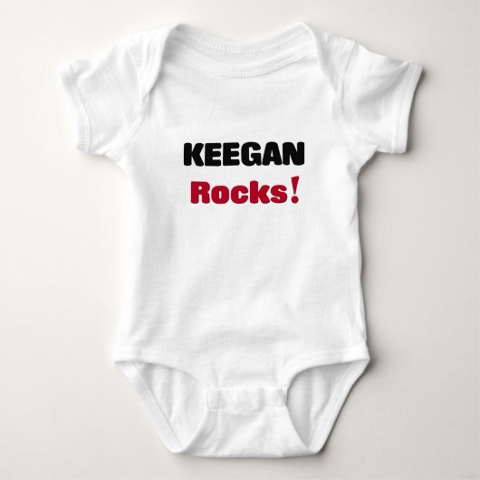 Keegan Felsen Baby Strampler (Vorderseite)