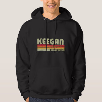 KEEGAN Geschenkname Personalisiert Funny Retro Vin Hoodie