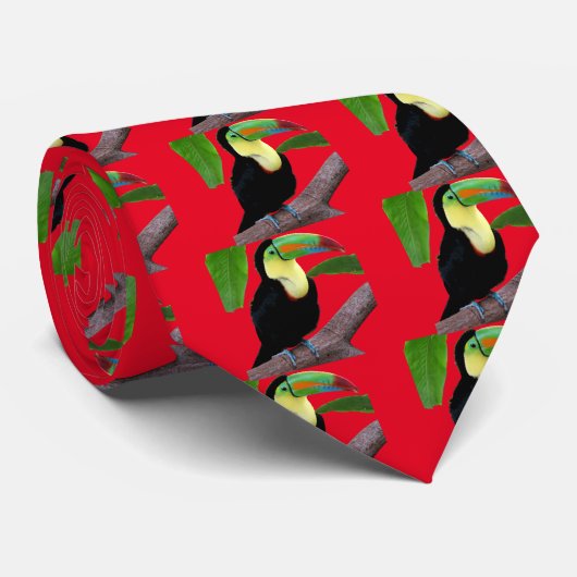 Keel-billed Toucan Krawatte (Gerollt)