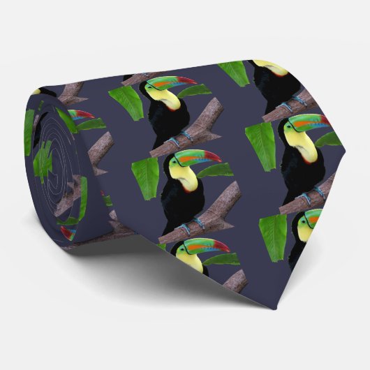 Keel-billed Toucan Krawatte (Gerollt)