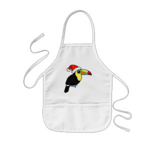 Keel-billed Toucan Santa Kinderschürze
