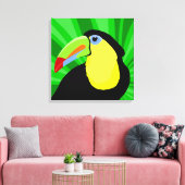 Keel Toucan Art Leinwanddruck (Insitu (Wohnzimmer))