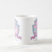 Keelin princess crest pink aqua blue name meaning kaffeetasse (Mittel)