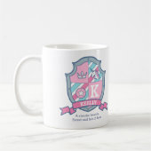 Keelin princess crest pink aqua blue name meaning kaffeetasse (Links)