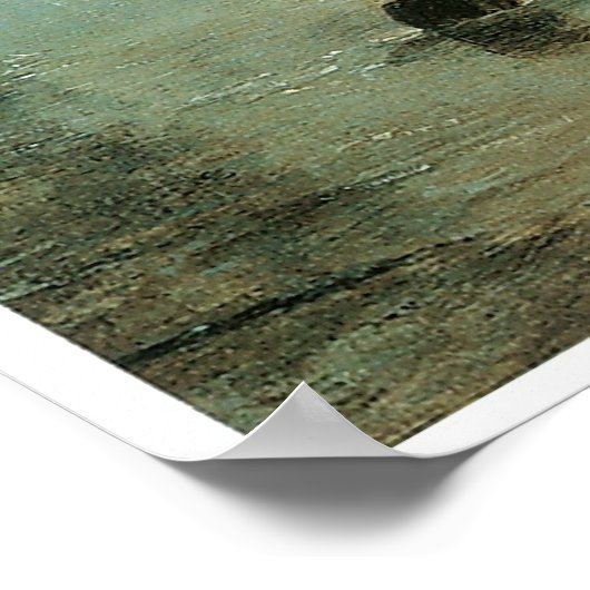 Keelmen Heaals durch Mondlicht Poster (Ecke)