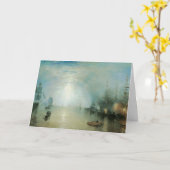 Keelmen Heaving Coals, Mondlicht von Joseph Turner Karte (Gelbe Blume)