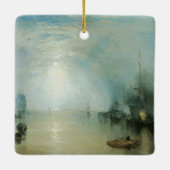 Keelmen Heaving Coals, Mondlicht von Joseph Turner Keramikornament (Rückseite)
