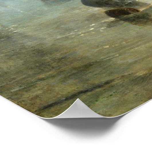 Keelmen Heaving in Coals - William Turner Fine Art Poster (Ecke)