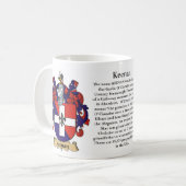 Keenan-Familien-Wappen (Wappen) einschließlich das Kaffeetasse (Vorderseite Links)