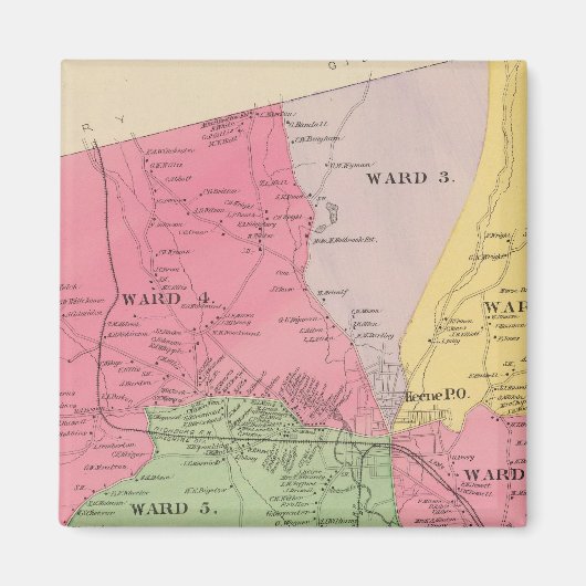 Keene, Cheshire Co Magnet (Vorne)