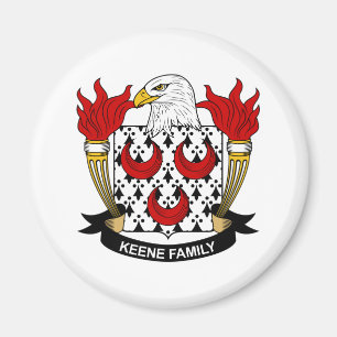 Keene Familienwappen Magnet