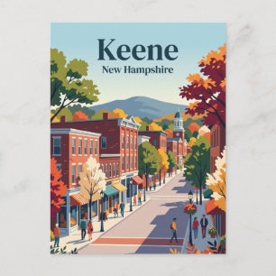 Keene, New Hampshire Postkarte
