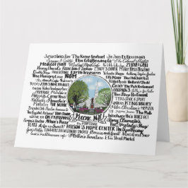 Keene, NH - Now & Then Karte