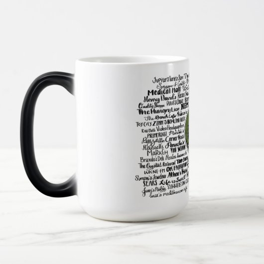 Keene, NH - Now & Then Verwandlungstasse (Links)