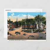 KEENE NH Town Square View, 1922 Vintag Postkarte (Vorne/Hinten)