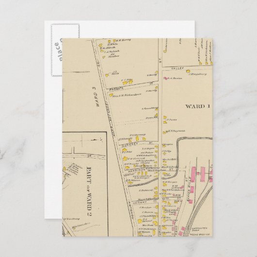 Keene, Ward 12 Postkarte (Vorne/Hinten)