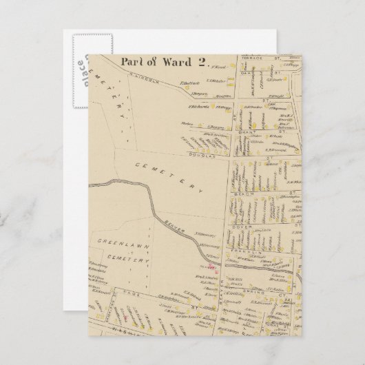 Keene, Ward 2 Postkarte (Vorne/Hinten)